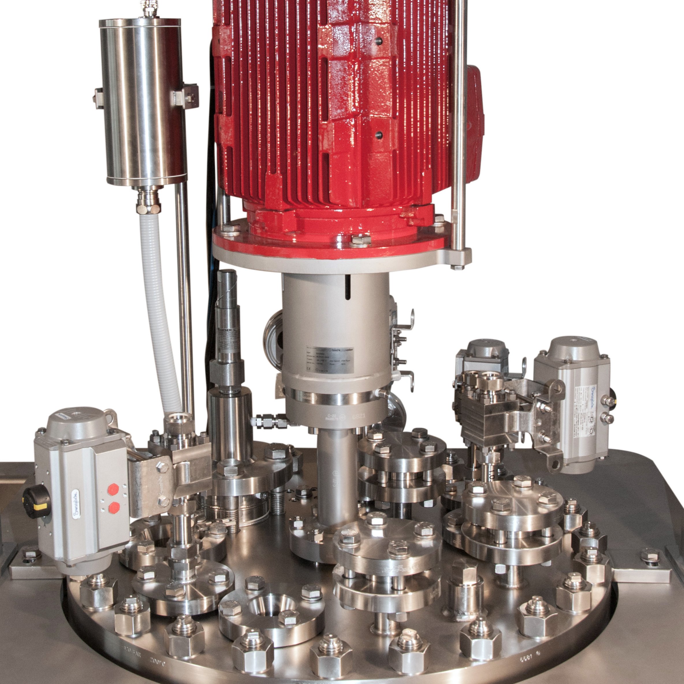 5.5 kW ATEX Rührwerk, Ex - Motor mit Frequenzumformer und 360 Ncm Drehmoment Magnetkupplung