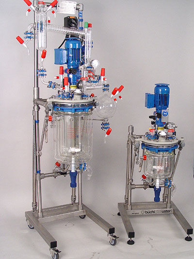 Floor model and table model - glass reactor