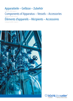 Glaskatalog, Kapitel 5: Appparateteile - Gefässe - Zubehör