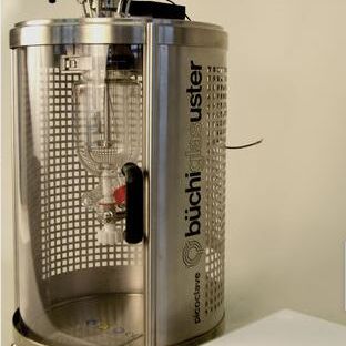 picoclave Druckreaktor mit Polycarbonat Schutzscheibe 