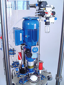 Probenahme System mini-plant Pilot Reaktor