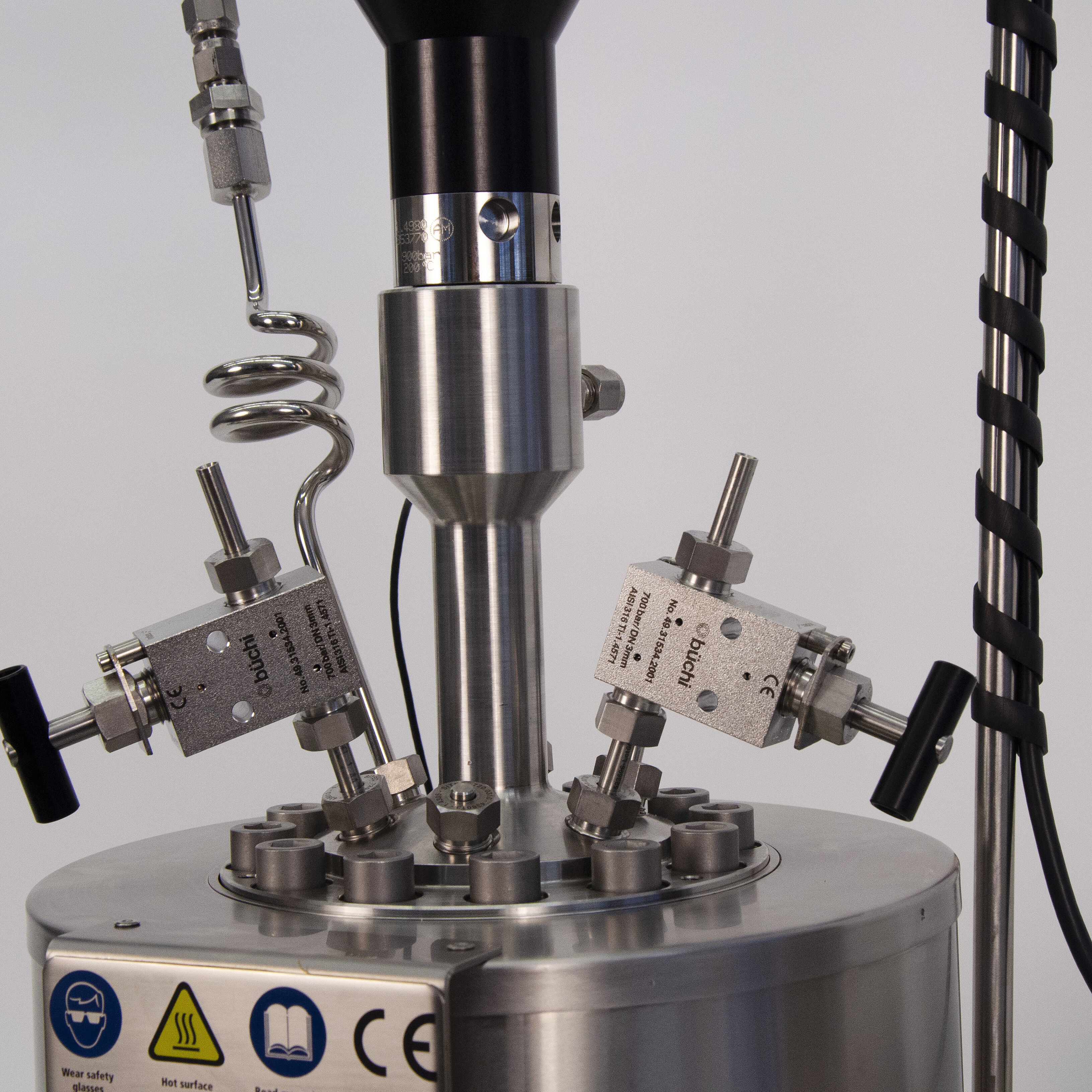 novoclave Hochdruck Reaktor – Fittings und Ventile Hochdruck Version 