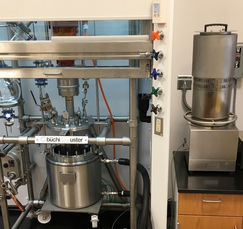 Polykondensation-Reaktor für Scale-up-Experimente und Verfahrensentwicklung