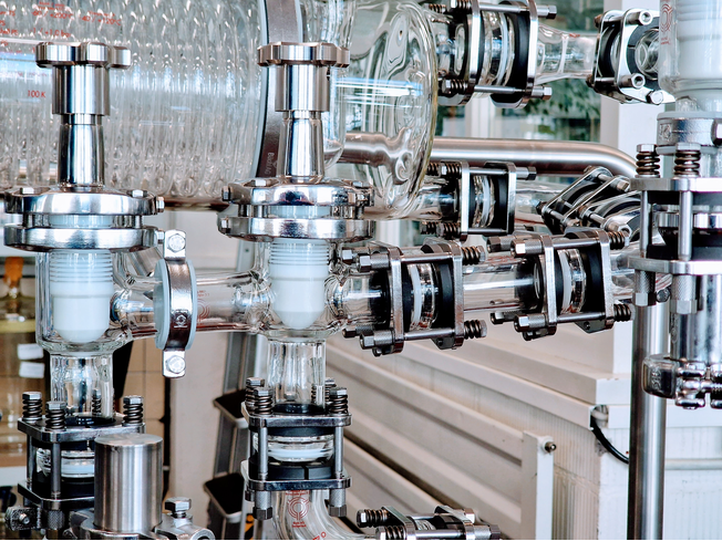 Polierte Edelstahl Ventile für HPAPI-Prozessanlagen