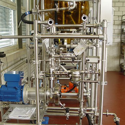 Rohrleitung mit Umwälzpumpen