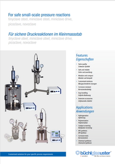 Sichere Druckreaktionen im Kleinmassstab