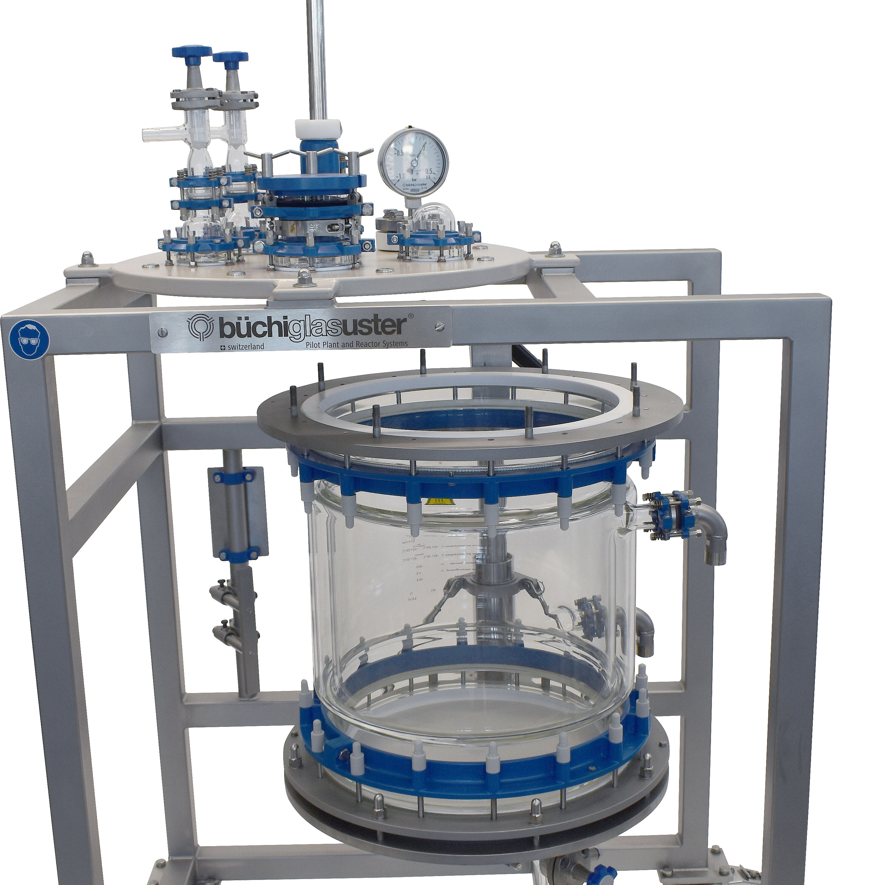 Mobile 50 Liter Glasfilternutsche - offenes System