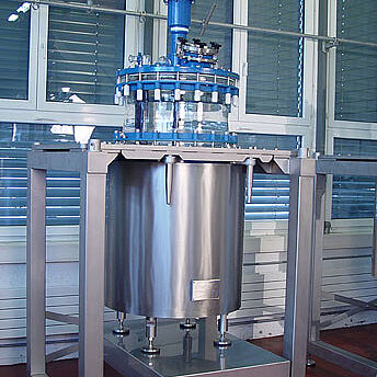 Hydraulischer Lift für 250 Liter Reaktor