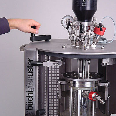 Lift und Schnellverschluss für Glas- und Metalldruckgefässe, einfache Bedienung