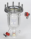 Typ 1B Glas Druckreaktor mit Bodenablassventil