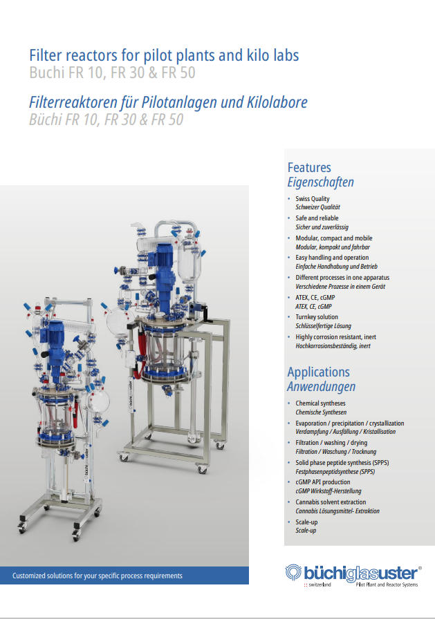 Filterreaktoren für Pilotanlagen und Kilolabore