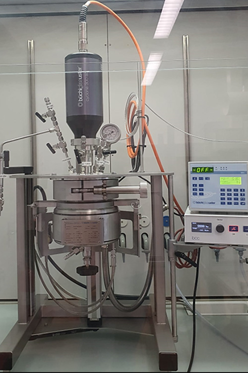 midiclave-Druckreaktor in der Empa
