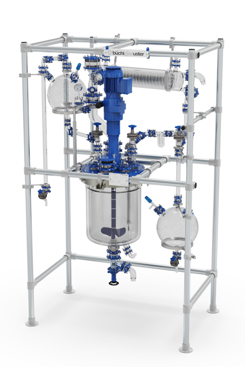 chemReaktor BR, 30 Liter Glasreaktorsystem
