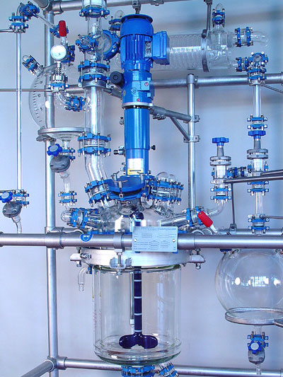 Distillation glass overhead