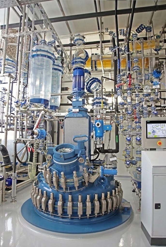 BE-Typ 1000-Liter-Glasreaktor mit Glasaufbau