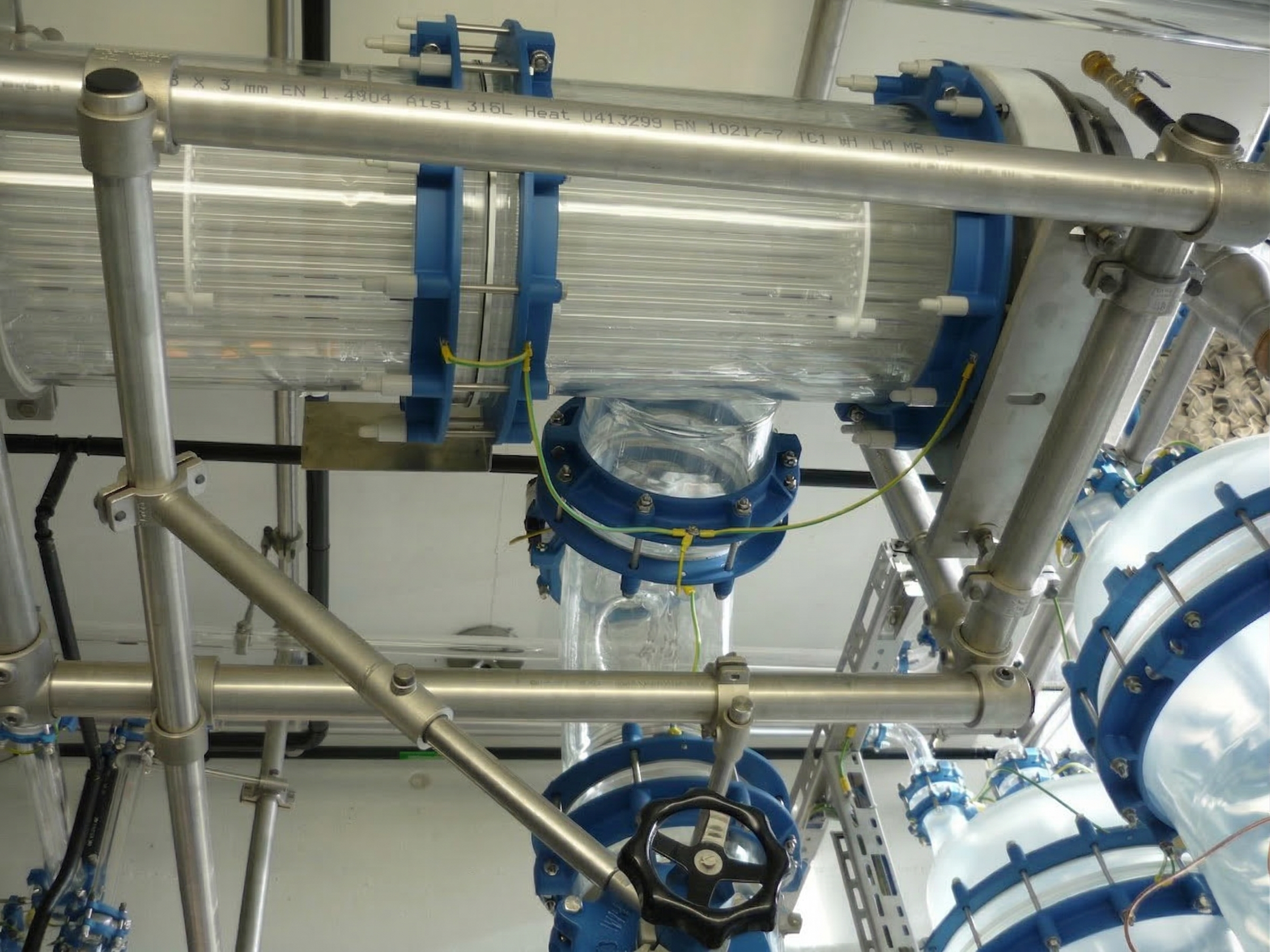 Rohrbündelwärmetauscher (Glas/Glas)