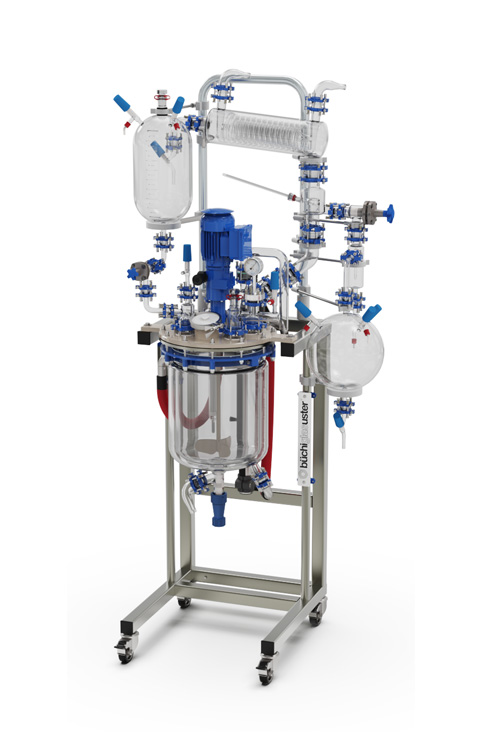 midiPilot® mit austauschbarem 20 und 30 Liter Glasreaktor