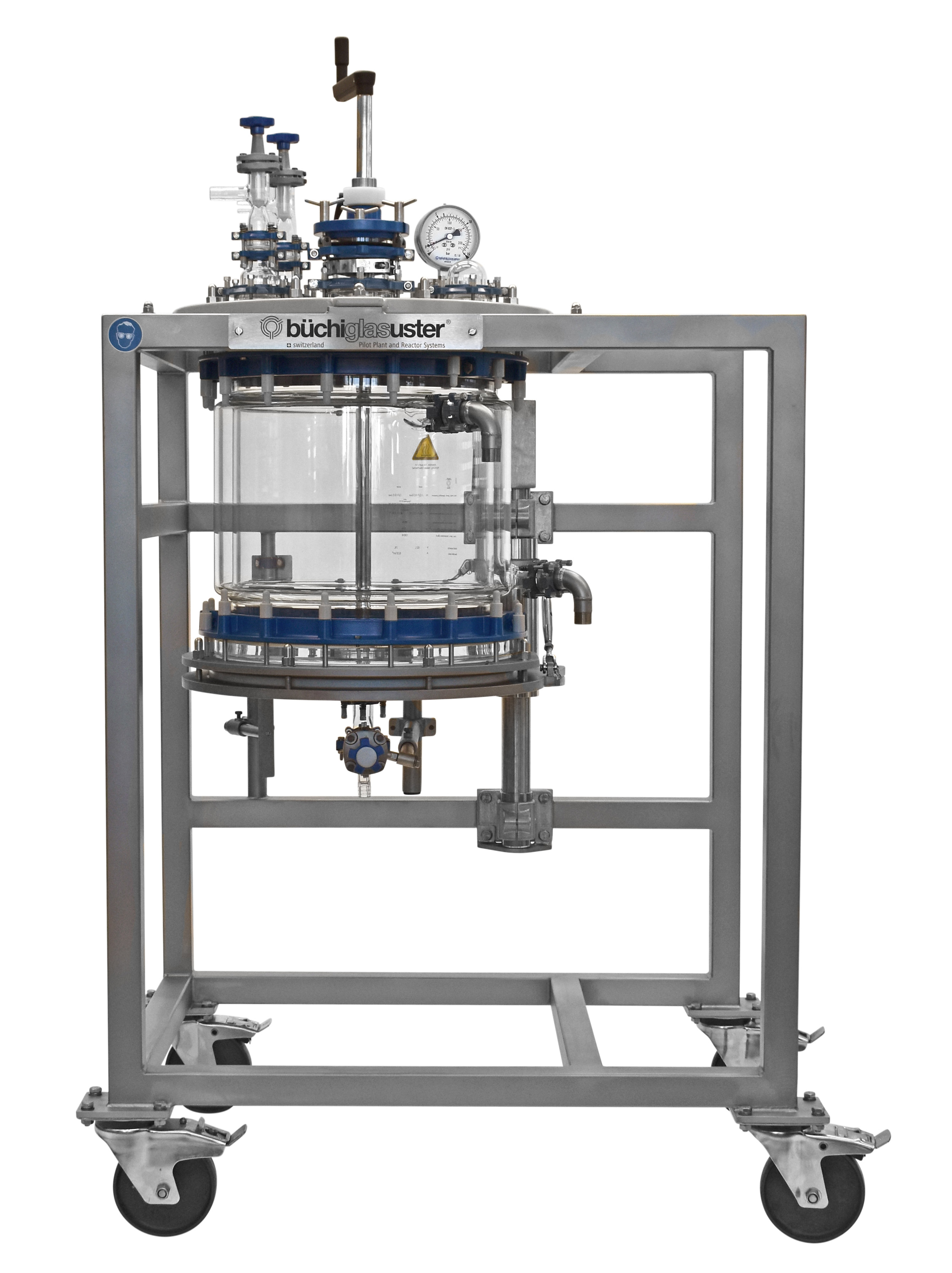 Mobile 50 Liter Glasfilter-Nutsche 