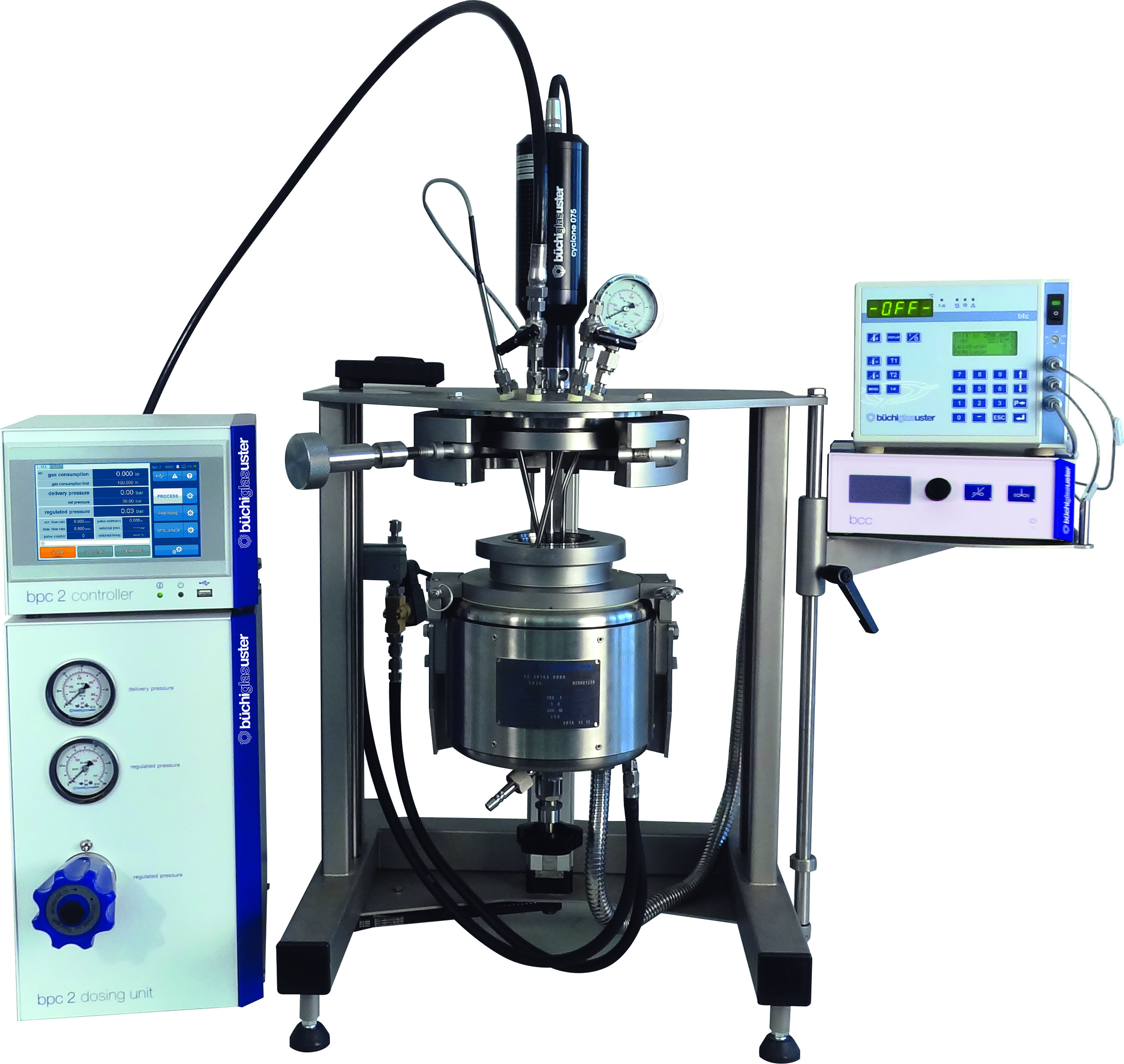 bpc 2 Hydriersystem mit midiclave Druckreaktor