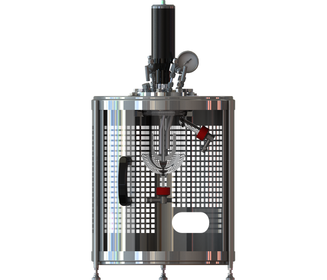uniclave® – kompaktes, modulares Glas-/Metall-Druckreaktorsystem