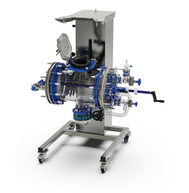 High-Containment Nutschenfilter (Entladeposition)