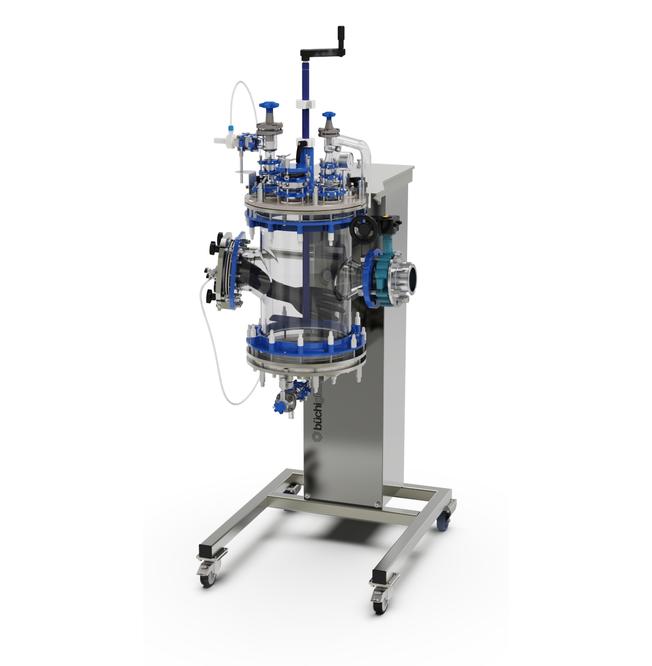 High-Containment Nutschenfilter (Betriebsposition)